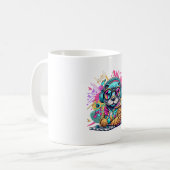 Mug loutre Dj ambiance 90 (Devant gauche)