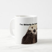 Mug Loutre drôle de Saint Valentin (Devant gauche)