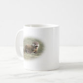 Mug Loutre mignonne de bébé baîllant (Devant gauche)