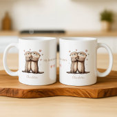 Mug Loutre Personnalisé Mon Cœur Est À Toi