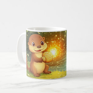 Mug loutre Style de dessin animé vibrant Mignon Coloré
