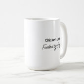 Mug Louvain de poulet alimenté par du café (Devant droit)