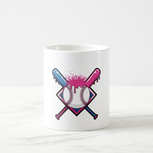 Mug Louveur de baseball de crème glacée de baseball (Centre)