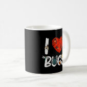 Mug Louveur de bugs rétro - Insecte Entomologiste du c (Devant droit)