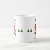 Mug Louveur de café de Noël personnalisé (Centre)