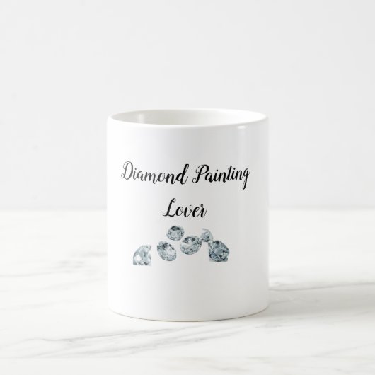 Mug Louveur de peinture de diamant (Centre)