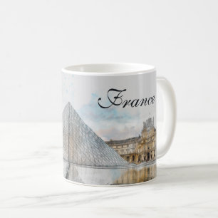 Mug Louvre Paris, France Art Vintage