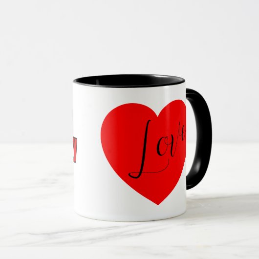 Mug love (Devant droit)