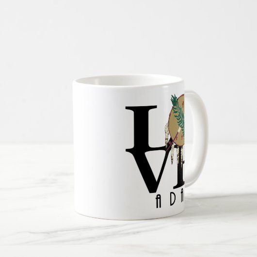 Mug LOVE Ada Oklahoma 11oz (Devant droit)