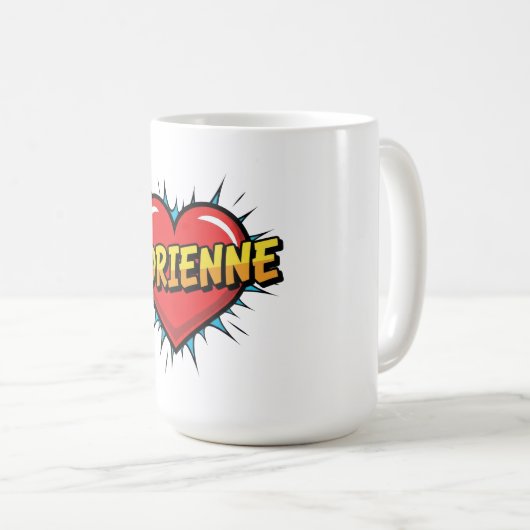 Mug Love Adrienne (Devant droit)