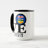 Mug LOVE Alberta 15oz (Devant gauche)