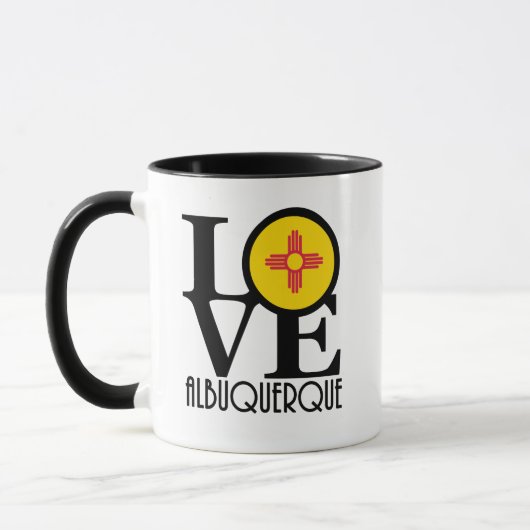 Mug LOVE Albuquerque 11oz (Gauche)