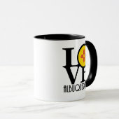 Mug LOVE Albuquerque 11oz (Devant droit)