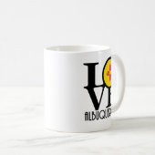 Mug LOVE Albuquerque NM 11oz (Devant droit)