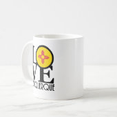 Mug LOVE Albuquerque NM 11oz (Devant gauche)