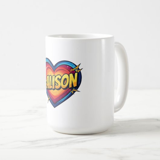 Mug Love Alison (Devant droit)
