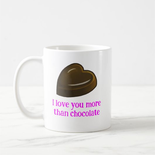 Mug Love and a Chocolate Heart (Gauche)