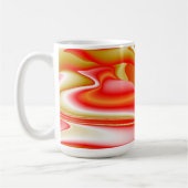 Mug Love and Gold Abstrait 3D Rainbowart (Gauche)