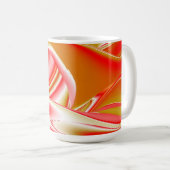 Mug Love and Gold Abstrait 3D Rainbowart (Devant droit)