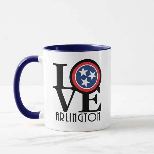 Mug LOVE Arlington TN (Gauche)