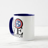 Mug LOVE Arlington TN (Devant gauche)