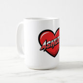 Mug Love Ashley (Devant gauche)
