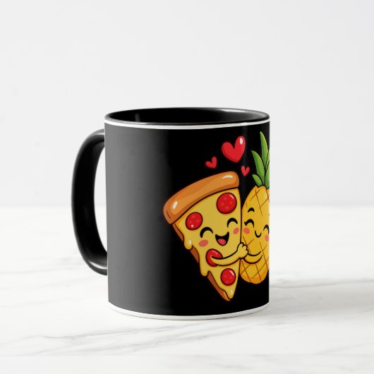 Mug Love at First Slice - Pizza Meets Pineapple (Devant gauche)