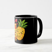 Mug Love at First Slice - Pizza Meets Pineapple (Devant droit)