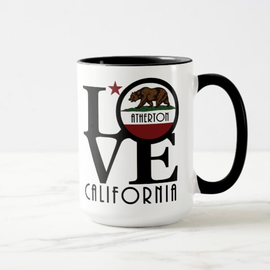 Mug LOVE Atherton California 15oz (Droite)