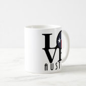 Mug LOVE Austin Texas 11oz (Devant droit)