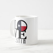 Mug LOVE Austin Texas 11oz (Devant gauche)
