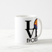 Mug LOVE Avondale Arizona 11oz (Devant droit)