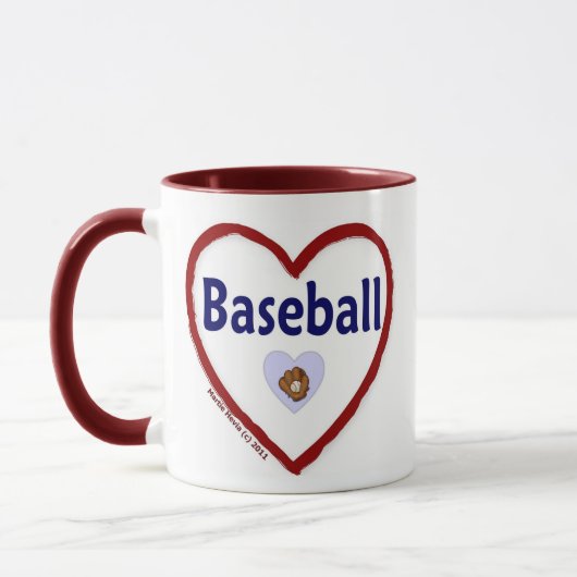 Mug Love Baseball (Gauche)
