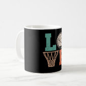 Mug Love Basketball | basketball belle conception (Devant gauche)