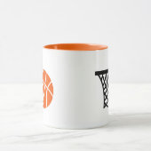 Mug Love Basketball hoop et orange ball (Centre)
