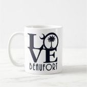 Mug LOVE Beaufort SC 11oz (Gauche)