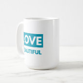 Mug Love beautiful (Devant gauche)