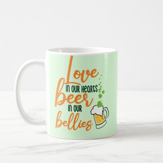 Mug Love & Beer St. Patrick’s Day Fun-61146 Sweat - sh (Gauche)
