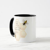 Mug Love BEES tellement je tellement de citations amus (Devant gauche)
