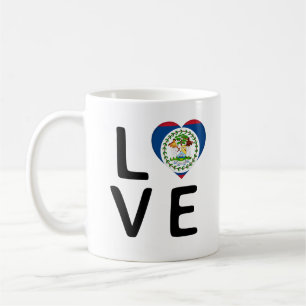 Mug Love - Belize Flag