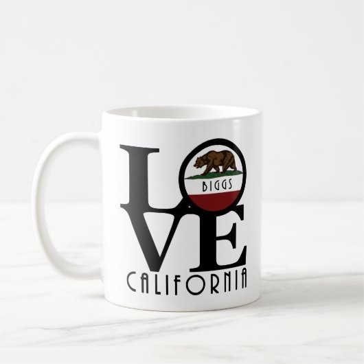 Mug LOVE Biggs Californie (Gauche)