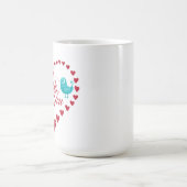 Mug Love Birds Saint-Valentin - Cadeau personnalis (Centre)