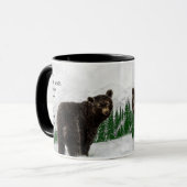 Mug Love BLACK BEARS tellement que je me moque Citer M (Devant gauche)