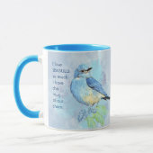 Mug Love BLUEBIRDS tellement je me moque Citation (Gauche)