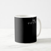 Mug Love Books Heartbeat (Devant droit)
