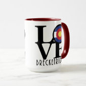 Mug LOVE Breckenridge Colorado (Devant droit)