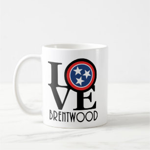 Mug LOVE Brentwood Tennessee 11oz