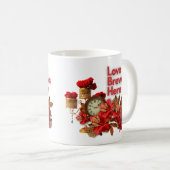 Mug Love Brews Here - Celebrate Love This Valentine's (Devant droit)