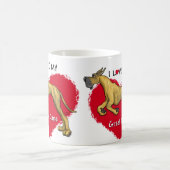 Mug Love Brindle Great Dane (Centre)