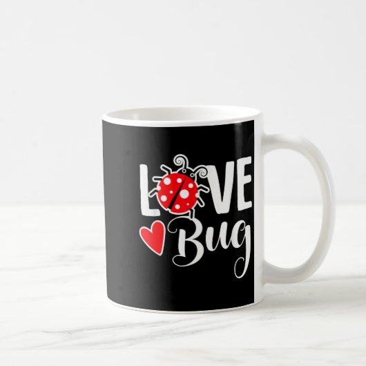 Mug Love Bug Cute Valentine's Day Party Ladybug (Droite)